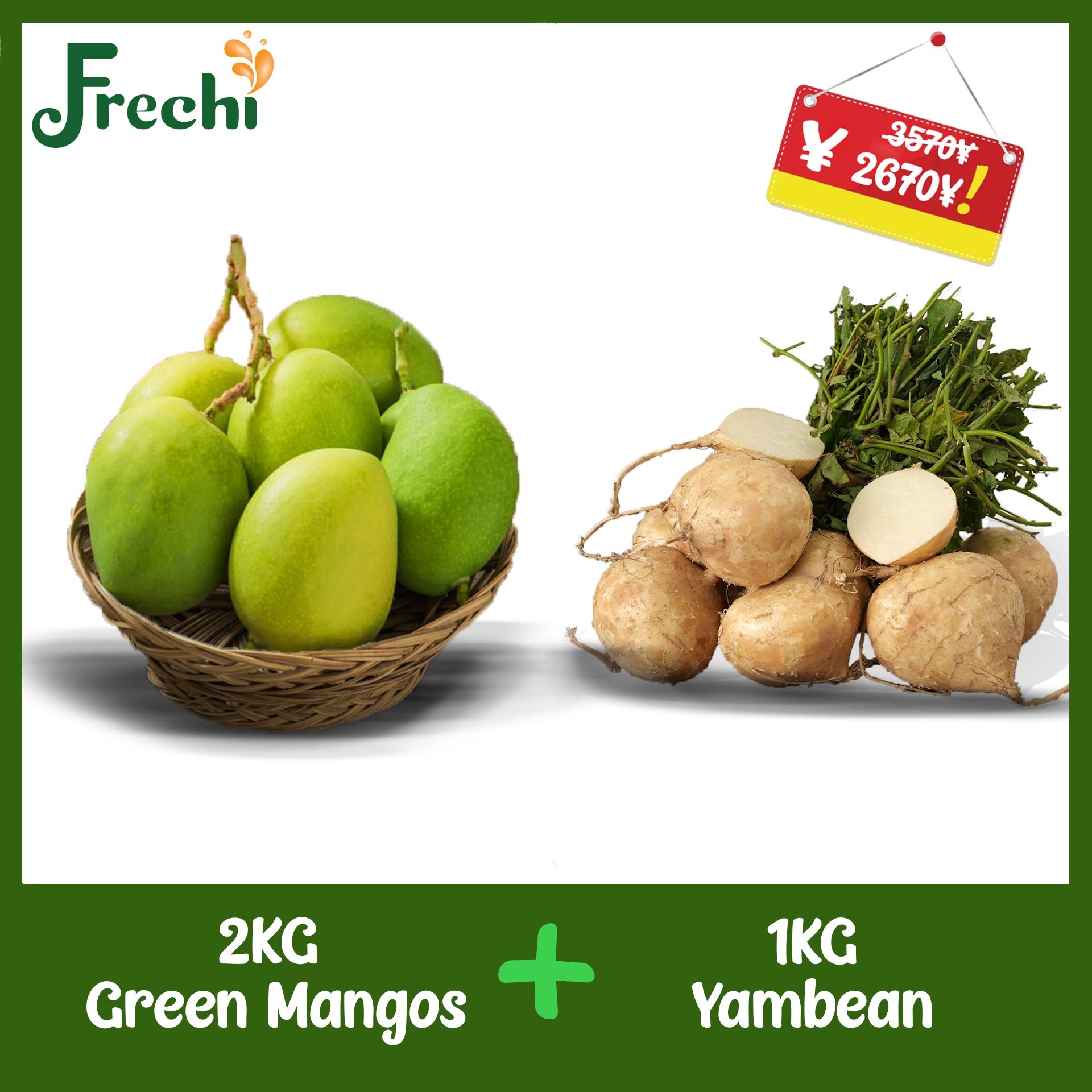 Combo Clean (2kg Green Mangos + 1kg Yambean)